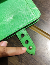 Load image into Gallery viewer, Limited Edition Louis Vuitton Monogram Perforated Bi-fold Wallet in Green