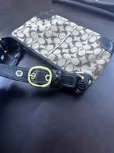 Load image into Gallery viewer, Coach Bleecker Signature Brown Jacquard Canvas & Leather Hobo #11430 NWOT