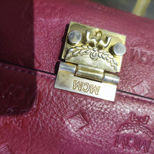 Load image into Gallery viewer, Vintage MCM Chain Leather Crossbody Shoulder Bag Tote Bag