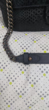 Load image into Gallery viewer, Vintage Chanel So Black Python Flap