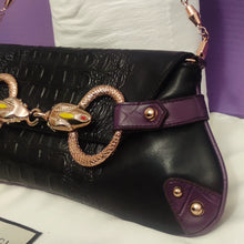 Load image into Gallery viewer, GUCCI Tom Ford Limited Edition crocodile Serpent Horsebit Embellished Clutch Bag - Rare 90476 213317