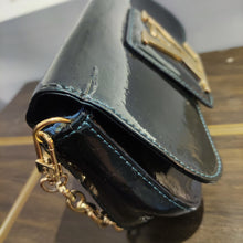 Load image into Gallery viewer, Original Louis Vuitton nuit (dark) green Pochette Sobie Clutch Bag AR2021