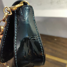 Load image into Gallery viewer, Original Louis Vuitton nuit (dark) green Pochette Sobie Clutch Bag AR2021