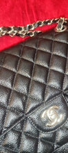 Load image into Gallery viewer, Vintage Chanel Timeless Classic Medium Double Flap Bag Caviar Leather