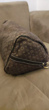 Load image into Gallery viewer, Louis Vuitton Brown Monogram Mini Lin Speedy Bandouliere 30 Dark brown