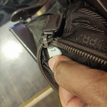Load image into Gallery viewer, Authentic Prada black nylon frame top shoulder Bag