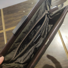 Load image into Gallery viewer, Authentic Prada black nylon frame top shoulder Bag