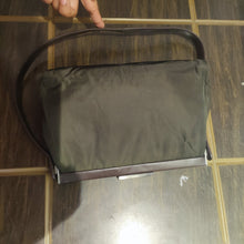 Load image into Gallery viewer, Authentic Prada black nylon frame top shoulder Bag