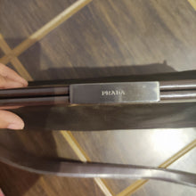 Load image into Gallery viewer, Authentic Prada black nylon frame top shoulder Bag