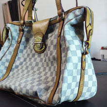Load image into Gallery viewer, LOUIS VUITTON Stresa PM Damier Azur Shoulder Bag White HL3358