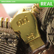 Load image into Gallery viewer, Prada Black & Purple Striped Leather Hobo