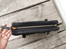 Load image into Gallery viewer, Coach Carryall 11062 Hampton Signature Tote Black Canvas Satchel