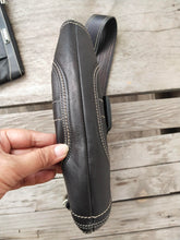 Load image into Gallery viewer, Set of COACH Soho E06d F10188 Stitched Buckle Flap Black Leather Shoulder Bag & NWT Blush Coach Pleated Leather Wristlet F46484