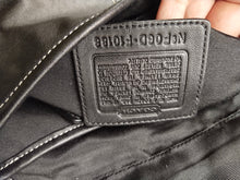 Load image into Gallery viewer, Set of COACH Soho E06d F10188 Stitched Buckle Flap Black Leather Shoulder Bag & NWT Blush Coach Pleated Leather Wristlet F46484