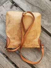 Load image into Gallery viewer, Alviero Martini 1A Classe Geo Classic Coated Canvas Leather Strap Shoulder Bag
