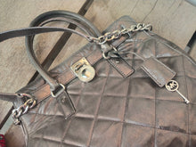 Load image into Gallery viewer, Gorgeous Mich. ael Ko rs Large NS Quilted Leather Hamilton Tote Gunmetal