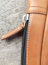 Load image into Gallery viewer, NWT COACH MEN HERITAGE WEB LEATHER SLING BAG BACKPACK #F70811 SADDLE