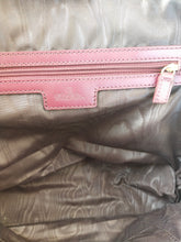 Load image into Gallery viewer, Brooks Brothers Nwot Dome Leather Red Blue Canvas Satchel