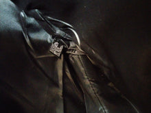 Load image into Gallery viewer, Victoria's Secret Black 2018 Limited Edition Faux Leather Fringe Tote Bag