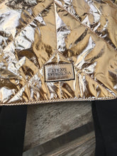 Load image into Gallery viewer, Victoria's Secret Rose Gold Chevron Tote