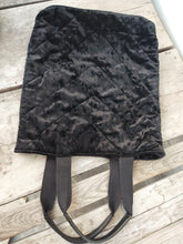 Load image into Gallery viewer, Victoria's Secret Tote Black Velvet Weekend/Travel Bag