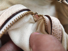 Load image into Gallery viewer, Gucci White Monogram Tote With Bamboo Accent 339002