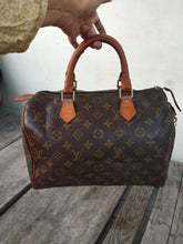 Load image into Gallery viewer, Louis Vuitton Monogram Canvas Leather Speedy 30 cm Bag SP0066