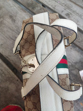 Load image into Gallery viewer, Boston Bag Treasure rare 146002 Ivory and Tan Leather Satchel