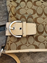 Load image into Gallery viewer, Coach #3574 Signature Jacquard Canvas Soho Duffel Bag