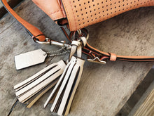 Load image into Gallery viewer, COACH LEGACY PERFORATED LEATHER 22386 2Way Handbag Ladies Pink Leather Satchel