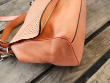 Load image into Gallery viewer, COACH LEGACY PERFORATED LEATHER 22386 2Way Handbag Ladies Pink Leather Satchel