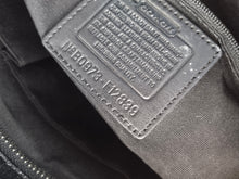 Load image into Gallery viewer, COACH East West E/W Gallery Black Patent Leather Tote F12839 EUC