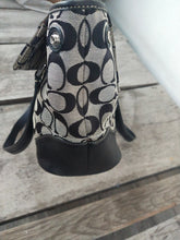 Load image into Gallery viewer, Coach Signature Hampton Flap Bag F12644 Satchel