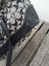 Load image into Gallery viewer, Coach Signature Hampton Flap Bag F12644 Satchel