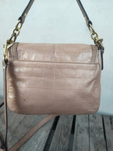 Load image into Gallery viewer, COACH Taylor Leather Flap Champagne Crossbody Purse F25331