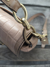 Load image into Gallery viewer, COACH Taylor Leather Flap Champagne Crossbody Purse F25331