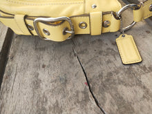Load image into Gallery viewer, Coach Hobo Zoe Medium Yellow Leather Shoulder Bag F12671