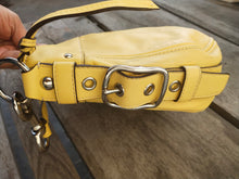 Load image into Gallery viewer, Coach Hobo Zoe Medium Yellow Leather Shoulder Bag F12671