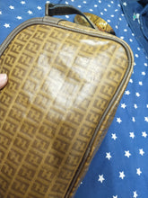 Load image into Gallery viewer, FENDI Zuccino Yellow Coated Canvas Shoulder Bag