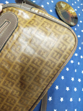 Load image into Gallery viewer, FENDI Zuccino Yellow Coated Canvas Shoulder Bag