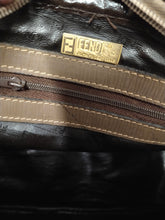 Load image into Gallery viewer, FENDI Zuccino Yellow Coated Canvas Shoulder Bag