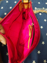 Load image into Gallery viewer, NWT Dooney & Bourke Purple/Pink Cross Body Bag