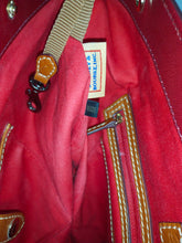 Load image into Gallery viewer, Dooney & Bourke Large Shopper Red Leather Tote