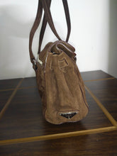 Load image into Gallery viewer, Prada Camoscio Easy Suede Bag