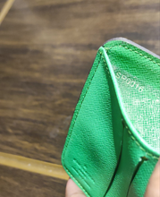 Load image into Gallery viewer, Limited Edition Louis Vuitton Monogram Perforated Bi-fold Wallet in Green
