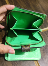 Load image into Gallery viewer, Limited Edition Louis Vuitton Monogram Perforated Bi-fold Wallet in Green
