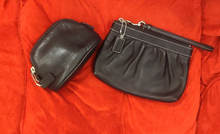 Load image into Gallery viewer, Set of COACH Coach Classic Vintage Mahogany Leather Legacy SM Zip Coin Purse &amp; Leather Wristlet
