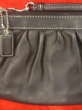Load image into Gallery viewer, Set of COACH Coach Classic Vintage Mahogany Leather Legacy SM Zip Coin Purse &amp; Leather Wristlet

