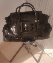 Load image into Gallery viewer, Gucci Black Leather and Coated Canvas Large Dialux Queen Tote 189883 204991
