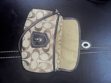 Load image into Gallery viewer, Coach Signature Brown Shoulder Hobo Bag Tote F14709 Zoe
